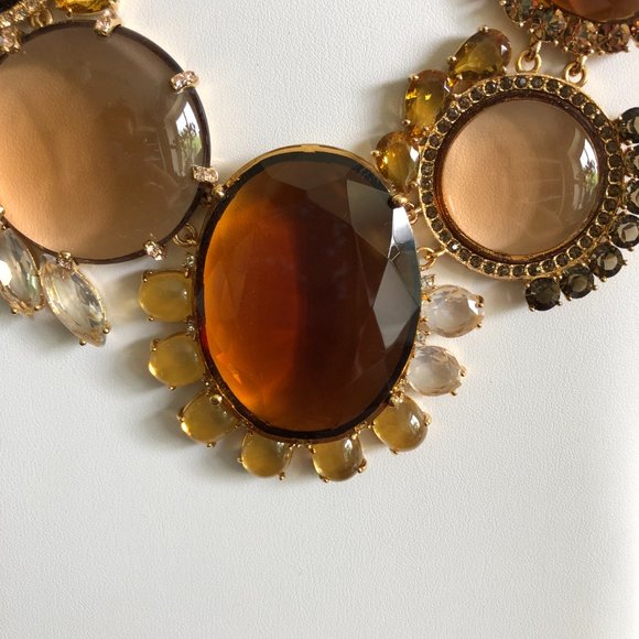 KATE SPADE Neutral Orchestra Hall Statement Necklace - Picture 3 of 12